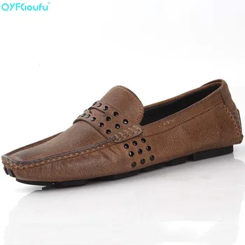 QYFCIOUFU Mens Genuine Leather Moccasins Stylish Suede Loafers Men Comfort Driving Shoes Male Slip-on Flats Gommino Boat Shoes
QYFCIOUFU Mens Genuine Leather Moccasins Stylish Suede Loafers Men Comfort Driving Shoes Male Slip-on Flats Gommino Boat Shoes