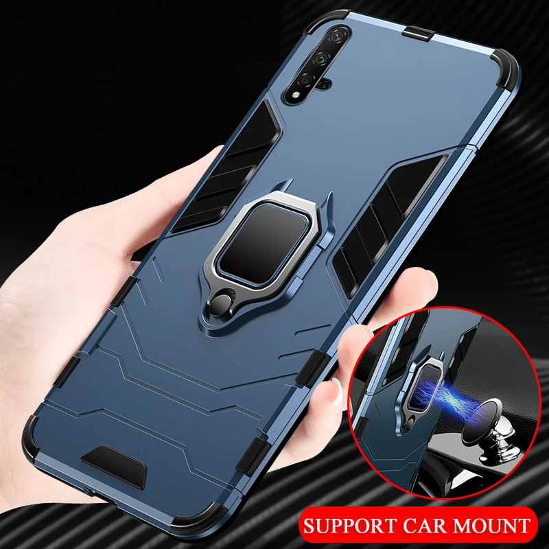 ITEUU Anti-knock Finger Ring Kickstand Armor Case for Huawei Honor 20 20 PRO Cases Shockproof Back Cover
ITEUU Anti-knock Finger Ring Kickstand Armor Case for Huawei Honor 20 20 PRO Cases Shockproof Back Cover