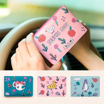 Bentoy Women Travel Cartoon Cute Pu Leather Car Driving Card Cover Cute Female Credit Card Business Card Holder Pocket
Bentoy Women Travel Cartoon Cute Pu Leather Car Driving Card Cover Cute Female Credit Card Business Card Holder Pocket