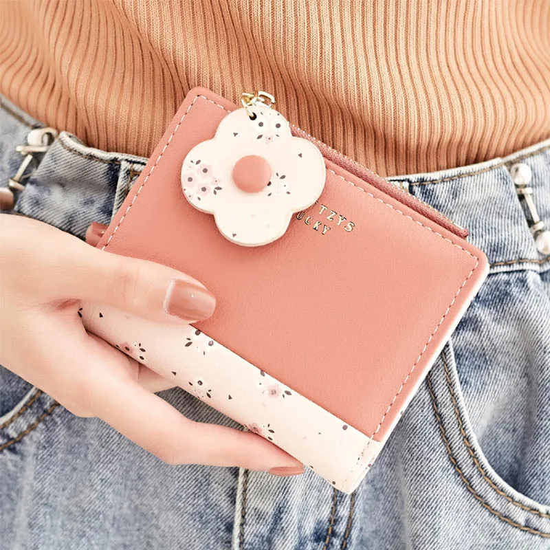 Women Wallet Short Fresh Zipper Flowers Ladies Fashion Purses Mini Bag Women PU Leather Coin Purse Card Holder Wallets
Women Wallet Short Fresh Zipper Flowers Ladies Fashion Purses Mini Bag Women PU Leather Coin Purse Card Holder Wallets