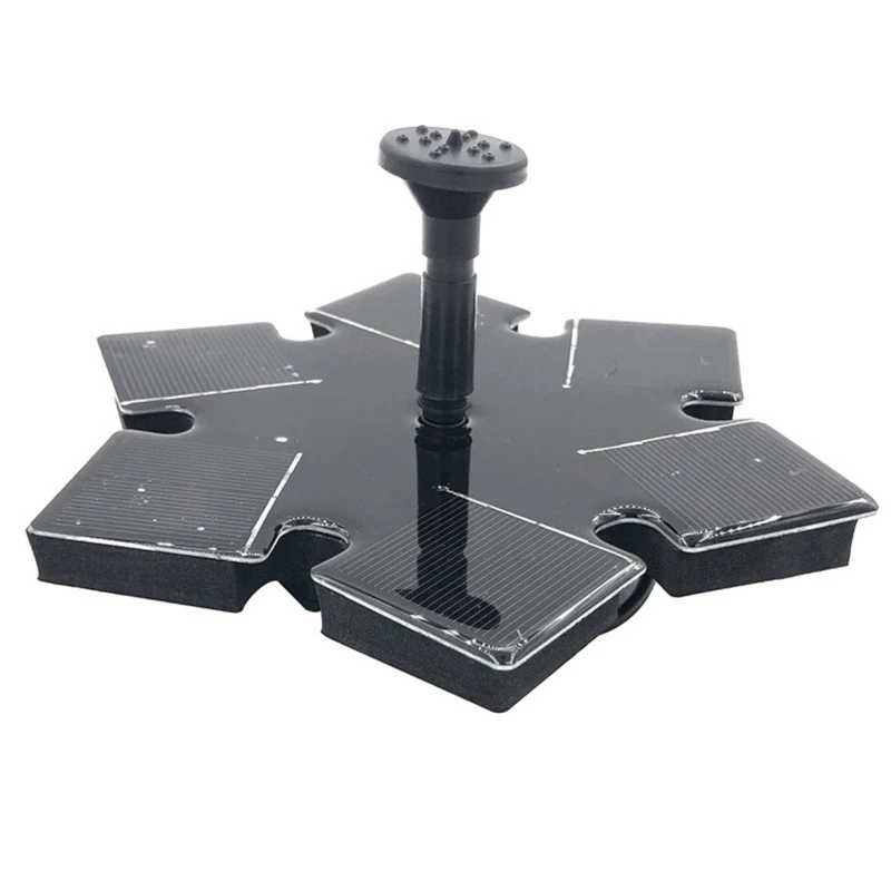 7V/1.4W Solar Water Pump and Panel Bird Bath Fountain Kit Connector for Outdoor Garden Pond or Pool (Black)
7V/1.4W Solar Water Pump and Panel Bird Bath Fountain Kit Connector for Outdoor Garden Pond or Pool (Black)
