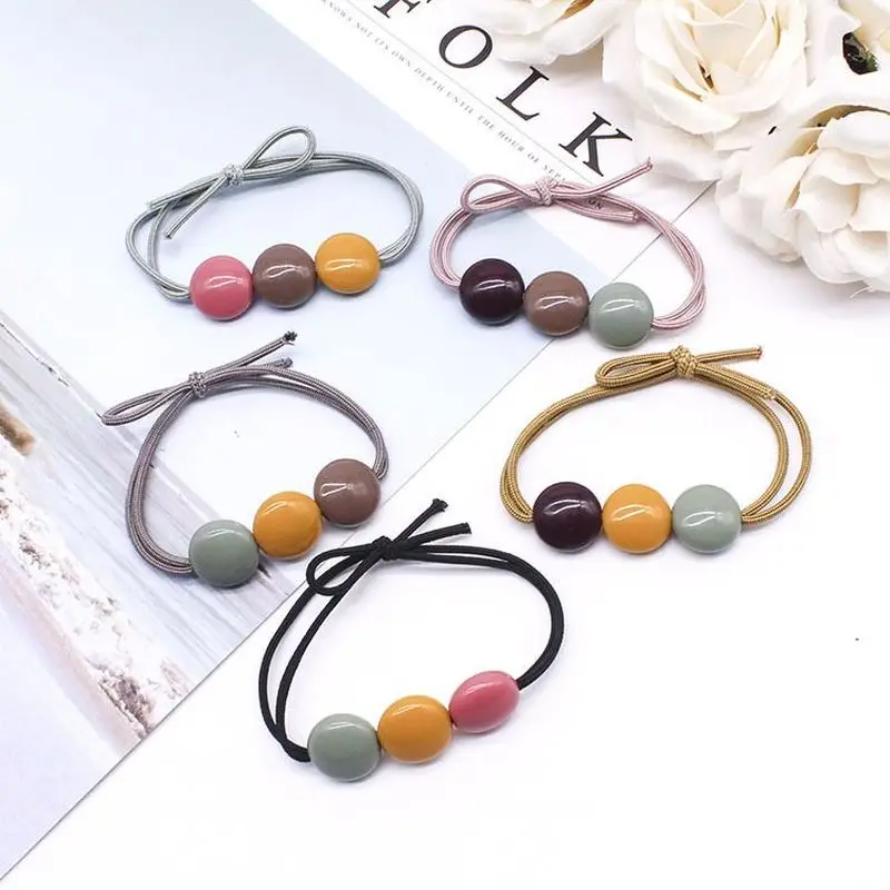 5pcs/Korean girl hair accessories hair ring three colored beads bead elastic double-line knotted ring new listing (random color)
5pcs/Korean girl hair accessories hair ring three colored beads bead elastic double-line knotted ring new listing (random color)
