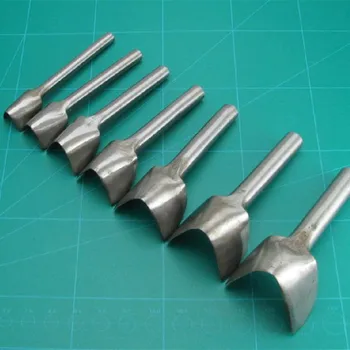 Leather Paring Knife leathers cutting tool half round knife v shape punch 4pcs set 8pcs set 10 - 45 mm
Leather Paring Knife leathers cutting tool half round knife v shape punch 4pcs set 8pcs set 10 - 45 mm
