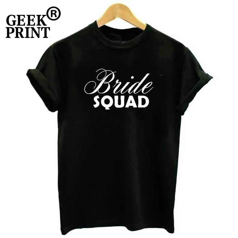 Women Tops BRIDE SQUAD Print Tshirts Lady T SHIRTS HENS PARTY T Shirt Funny Dropshipping
Women Tops BRIDE SQUAD Print Tshirts Lady T SHIRTS HENS PARTY T Shirt Funny Dropshipping