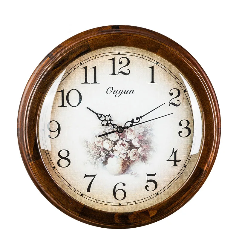 2018 Classical Solid Wood Large Clocks European Retro Quartz Wall Clock Mute Movement Mechanism Art Edge Clock Home Decoration
2018 Classical Solid Wood Large Clocks European Retro Quartz Wall Clock Mute Movement Mechanism Art Edge Clock Home Decoration