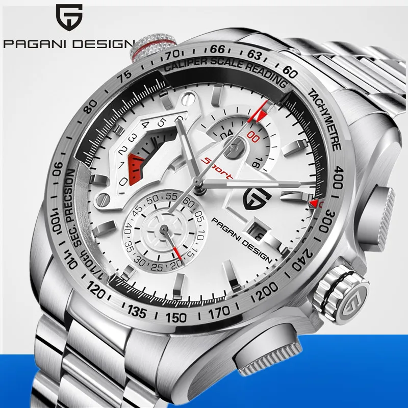PAGANI DESIGN Brand Watch Reloj Hombre Men Waterproof Sport Quartz Chronograph Military Watch Relogio Masculino erkek kol saati
PAGANI DESIGN Brand Watch Reloj Hombre Men Waterproof Sport Quartz Chronograph Military Watch Relogio Masculino erkek kol saati