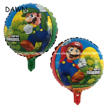 10pcs/lot New 18-inch round Mario aluminum balloon Cartoon super Mario ball Children's toy balloon
10pcs/lot New 18-inch round Mario aluminum balloon Cartoon super Mario ball Children's toy balloon