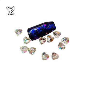 10Pcs/bag Clear AB Crystal 3D Heart Shape Nail Art Decorations Glass Shining Fingertip Decoration For Manicure Stickers Supplies
10Pcs/bag Clear AB Crystal 3D Heart Shape Nail Art Decorations Glass Shining Fingertip Decoration For Manicure Stickers Supplies