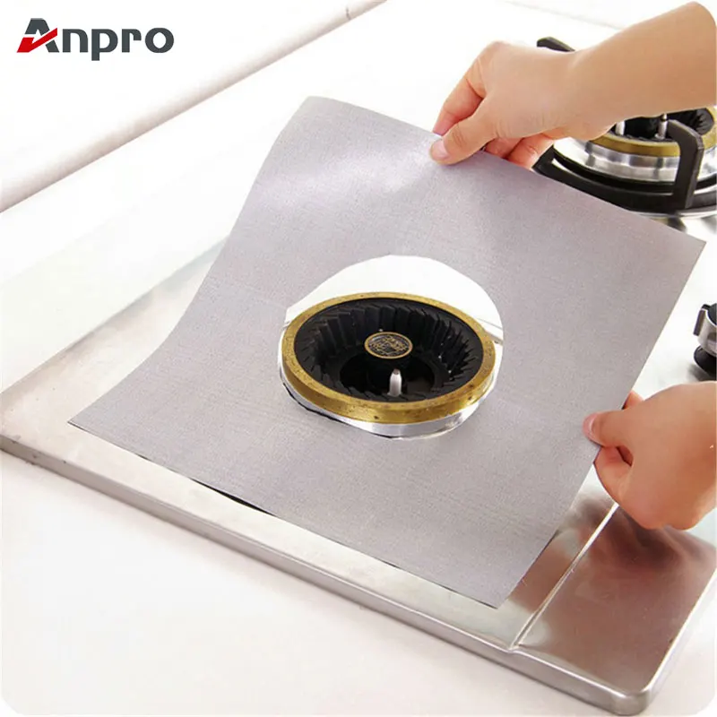 Anpro 4 pcs/lot reusable glass fiber mat easy keep clean for gas stove burner cover covers protection mat kitchen tools accessor
Anpro 4 pcs/lot reusable glass fiber mat easy keep clean for gas stove burner cover covers protection mat kitchen tools accessor