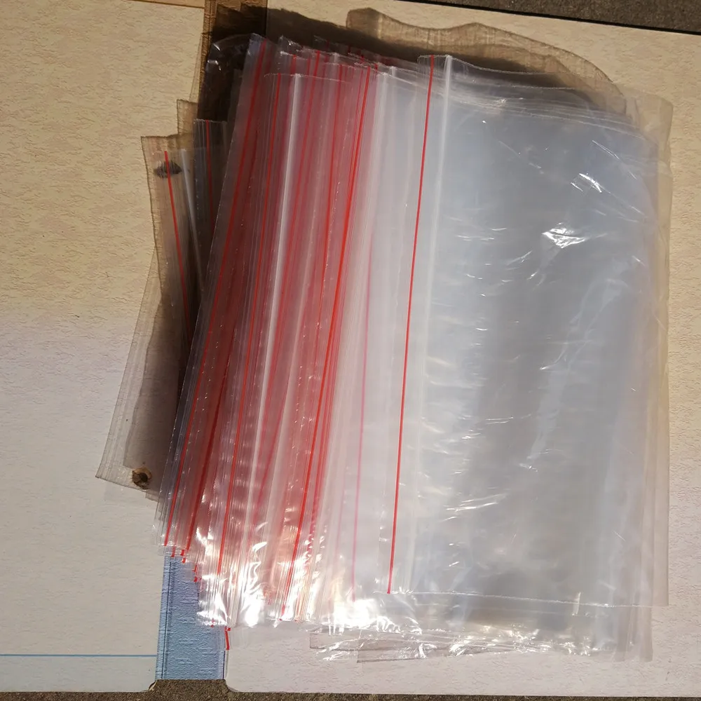 100 шт 24*32 см большой PE прозрачный фото карта Упаковка А4 мешки пластиковые Ziplock