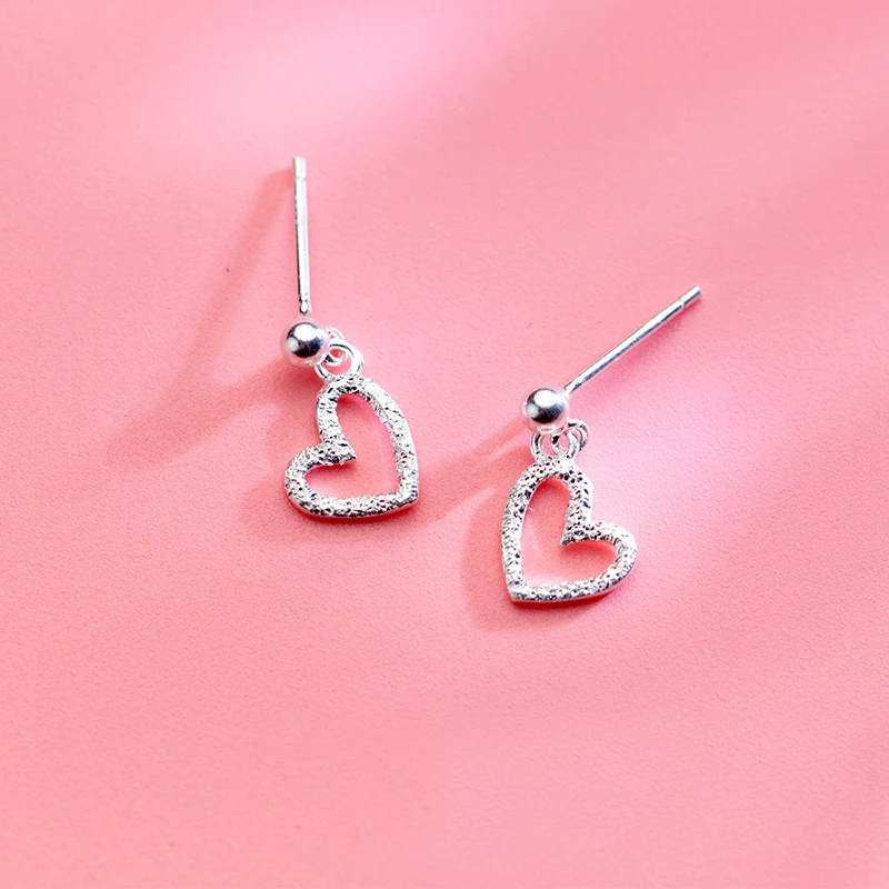 MloveAcc Romantic New 925 Sterling Silver Heart Shape Drop Earrings for Women Girls Authentic Silver Jewelry Bijoux
MloveAcc Romantic New 925 Sterling Silver Heart Shape Drop Earrings for Women Girls Authentic Silver Jewelry Bijoux