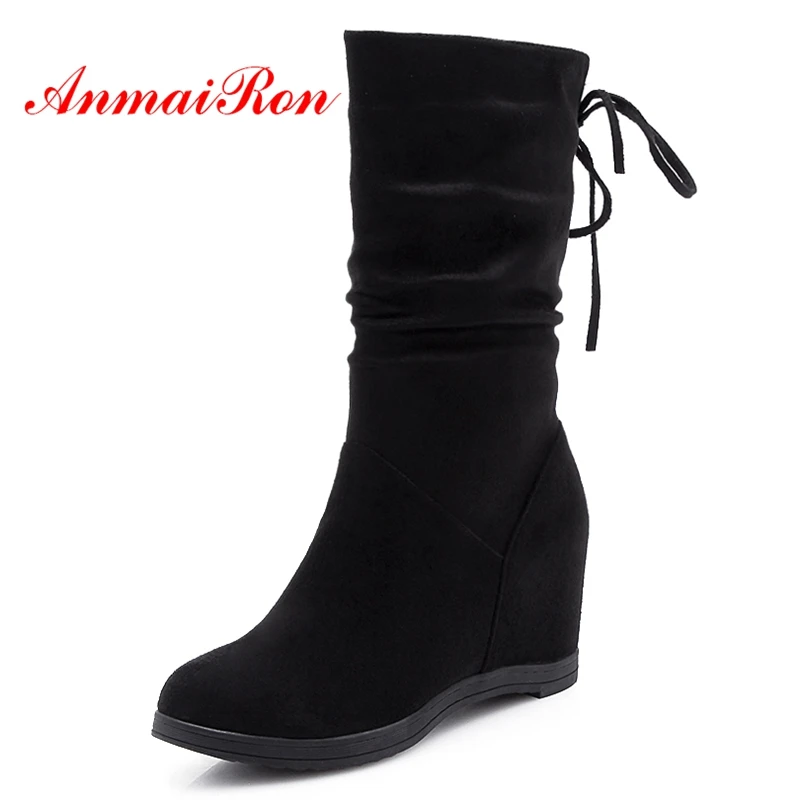 AnmaiRon Elegant Round Head Suede Boots Women Boots Winter Boots Women Shoes Fashion Shoes 2018 Women Size 34-43 LY008
AnmaiRon Elegant Round Head Suede Boots Women Boots Winter Boots Women Shoes Fashion Shoes 2018 Women Size 34-43 LY008