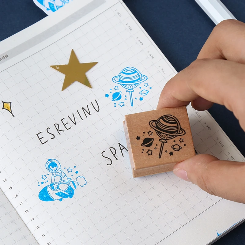 Funny Cartoon Fashion UFO Universe Travel Theme Wooden Stamps DIY Journal Diary Deco Sticker Supplies 4pcs/lot
Funny Cartoon Fashion UFO Universe Travel Theme Wooden Stamps DIY Journal Diary Deco Sticker Supplies 4pcs/lot