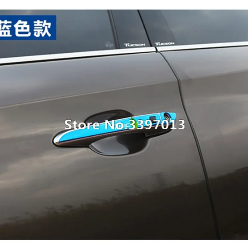 LB Stainless Steel With Smart hole Door Handle Cover Handle Trim Cover For Hyundai Tucson Accessories 2015 2016 2017
LB Stainless Steel With Smart hole Door Handle Cover Handle Trim Cover For Hyundai Tucson Accessories 2015 2016 2017