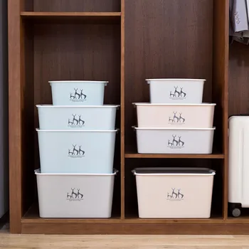 Printed Plastic Storage Box With Cover Household Snack Storage Box Clothes Toy Large Storage Box Home Kitchen Wardrobe Organizer
Printed Plastic Storage Box With Cover Household Snack Storage Box Clothes Toy Large Storage Box Home Kitchen Wardrobe Organizer