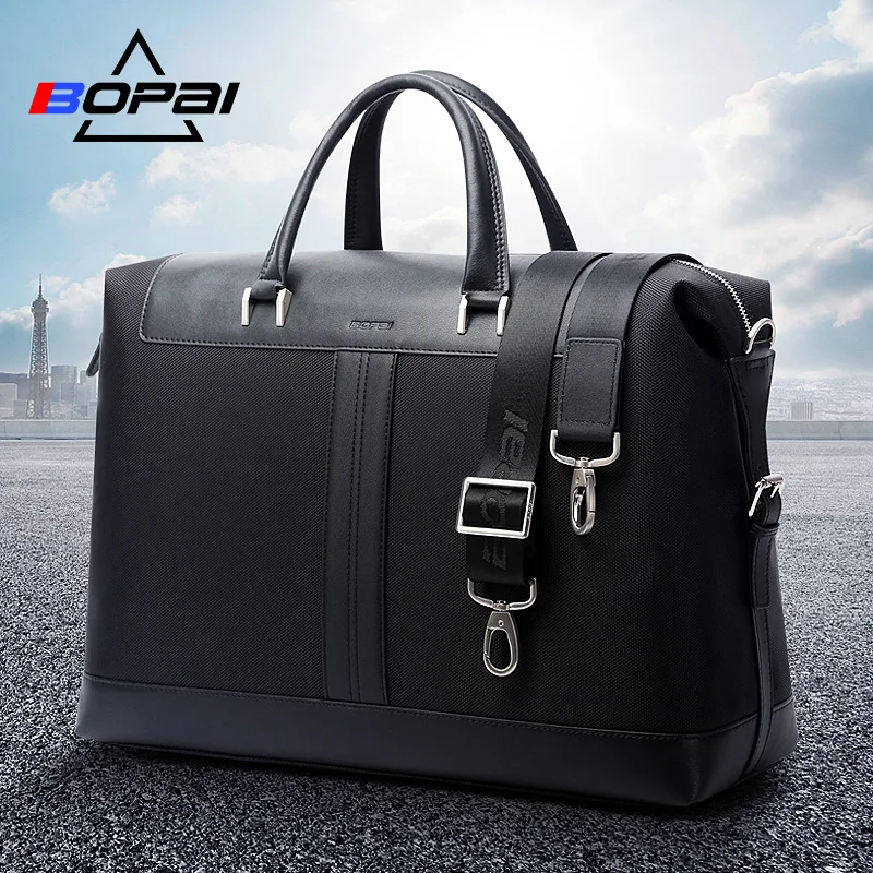 BOPAI Nylon Men Travel Bags Waterproof Work Duffle Bags Male Crossbody Shoulder Bags Black Travelling Bags and Luggage for Men
BOPAI Nylon Men Travel Bags Waterproof Work Duffle Bags Male Crossbody Shoulder Bags Black Travelling Bags and Luggage for Men