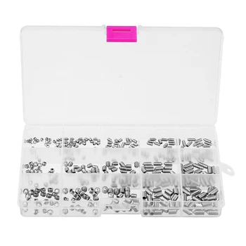 M3/M4/M5 300Pcs Cone Point Allen Hex Socket Set Grub Screw 3-10mm Assortment Kit for Faucet Light Fixture Home Repair Fastener
M3/M4/M5 300Pcs Cone Point Allen Hex Socket Set Grub Screw 3-10mm Assortment Kit for Faucet Light Fixture Home Repair Fastener