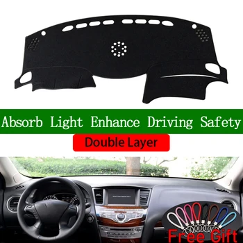 Double Layer Car Stickers For Infiniti QX60 2014 2015 2016 2017 2018 Dashboard Cover Car Accessories Interior Anti-UV Car Decals
Double Layer Car Stickers For Infiniti QX60 2014 2015 2016 2017 2018 Dashboard Cover Car Accessories Interior Anti-UV Car Decals