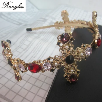 Fashion Crystal Cross hairbands for women head jewelry gold headband Rhinestone Crowns bridal Tiara wedding hair accessories
Fashion Crystal Cross hairbands for women head jewelry gold headband Rhinestone Crowns bridal Tiara wedding hair accessories