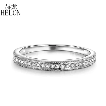 HELON Solid 14k (AU585) Rose Gold SI/H Round cut 100% Diamond Ring For Women Engagement Trendy Fine Jewely Elegant Classic Gift
HELON Solid 14k (AU585) Rose Gold SI/H Round cut 100% Diamond Ring For Women Engagement Trendy Fine Jewely Elegant Classic Gift