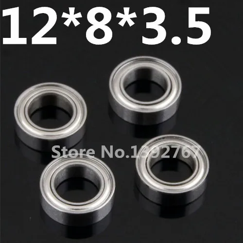 4Pcs/Lot WLtoys Parts A949-36 58042 12*8*3.5 Ball Bearings Upgrade Parts for 1/18 1/16 RC Cars A949 A959 A969 A979 HSP 86683
4Pcs/Lot WLtoys Parts A949-36 58042 12*8*3.5 Ball Bearings Upgrade Parts for 1/18 1/16 RC Cars A949 A959 A969 A979 HSP 86683