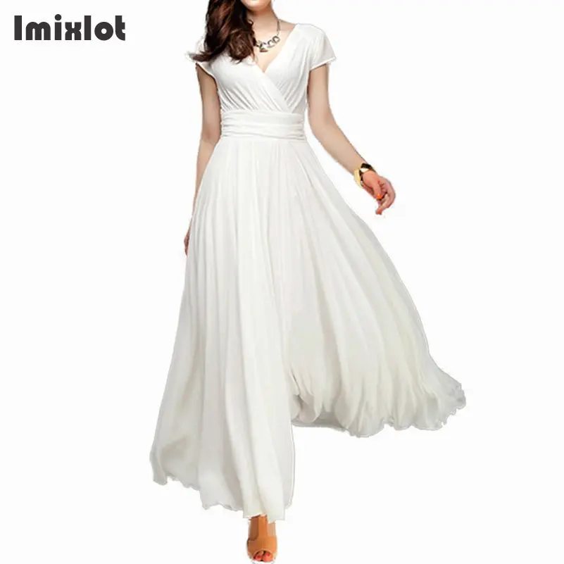 Imixlot Bohemia Summer Dress Women 2018 Elegant Short Sleeve Chiffon Long Party Dress Wedding Bridesmaids Maxi Dresses Vestidos
Imixlot Bohemia Summer Dress Women 2018 Elegant Short Sleeve Chiffon Long Party Dress Wedding Bridesmaids Maxi Dresses Vestidos