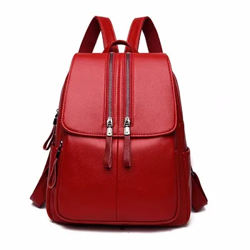 Women Leather Backpacks High Quality 2019 Vintage Bagpack Ladies Sac A Dos Femme Luxury Designer Solid Rucksacks For Girls New
Women Leather Backpacks High Quality 2019 Vintage Bagpack Ladies Sac A Dos Femme Luxury Designer Solid Rucksacks For Girls New