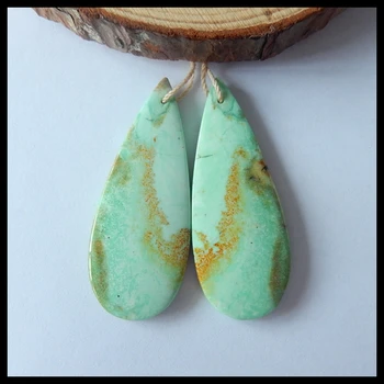 Wholesale gemstone Birthday gift,Nugget Green Turquoise fashion woman Earring Bead,47x19x5mm,10.2g
Wholesale gemstone Birthday gift,Nugget Green Turquoise fashion woman Earring Bead,47x19x5mm,10.2g