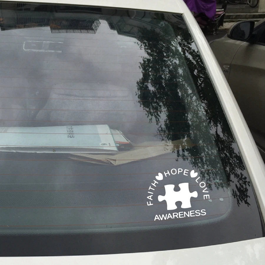 Faith Hope Love Autism Awareness Puzzle Piece Vinyl Decals Sticker For Car Laptop Decor
Faith Hope Love Autism Awareness Puzzle Piece Vinyl Decals Sticker For Car Laptop Decor