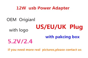 20pcs/lot EU US AU UK plug 12W USB Power Adapter AC home Wall Charger 5.2v 2.4A Retail box with original logo
20pcs/lot EU US AU UK plug 12W USB Power Adapter AC home Wall Charger 5.2v 2.4A Retail box with original logo