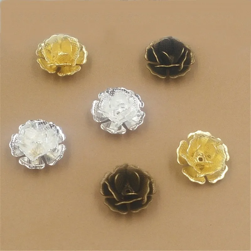 14MM Brass/Silver/Antique Bronze Color Filigree Flowers Base Wraps Connectors Charms For Jewelry Making 50 PCS cy1468
14MM Brass/Silver/Antique Bronze Color Filigree Flowers Base Wraps Connectors Charms For Jewelry Making 50 PCS cy1468