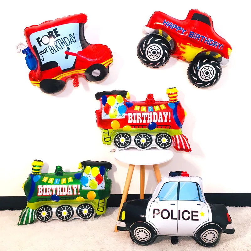 Cartoon Car Foil Balloons Wedding Car Truck Train Ballons Children Gifts Birthday Party Decorations Balls Kids Inflatable Toys
Cartoon Car Foil Balloons Wedding Car Truck Train Ballons Children Gifts Birthday Party Decorations Balls Kids Inflatable Toys