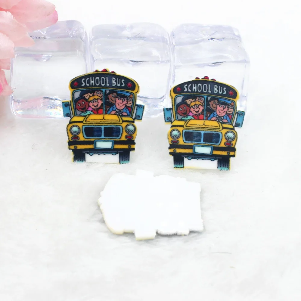 50pcs/lot flat back resin cartoon kawaii resin school bus DIY resin cabochons accessories
50pcs/lot flat back resin cartoon kawaii resin school bus DIY resin cabochons accessories