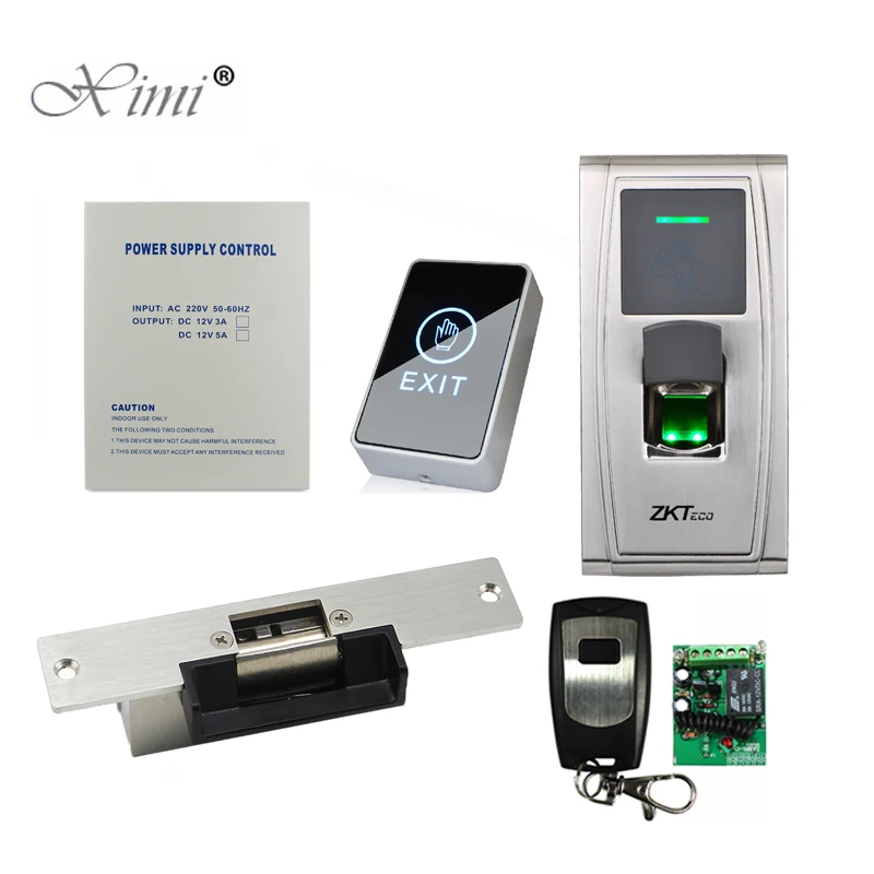 IP65 Waterproof Fingerprint Access Control System ZK MA300 TCP/IP Door Access Controller With Power Supply Exit Button Lock
IP65 Waterproof Fingerprint Access Control System ZK MA300 TCP/IP Door Access Controller With Power Supply Exit Button Lock
