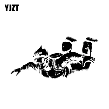 YJZT 18.5*8.9CM Skydiving Parachuting Decor Car Sticker Silhouette Vinyl Graphic C12-0734
YJZT 18.5*8.9CM Skydiving Parachuting Decor Car Sticker Silhouette Vinyl Graphic C12-0734