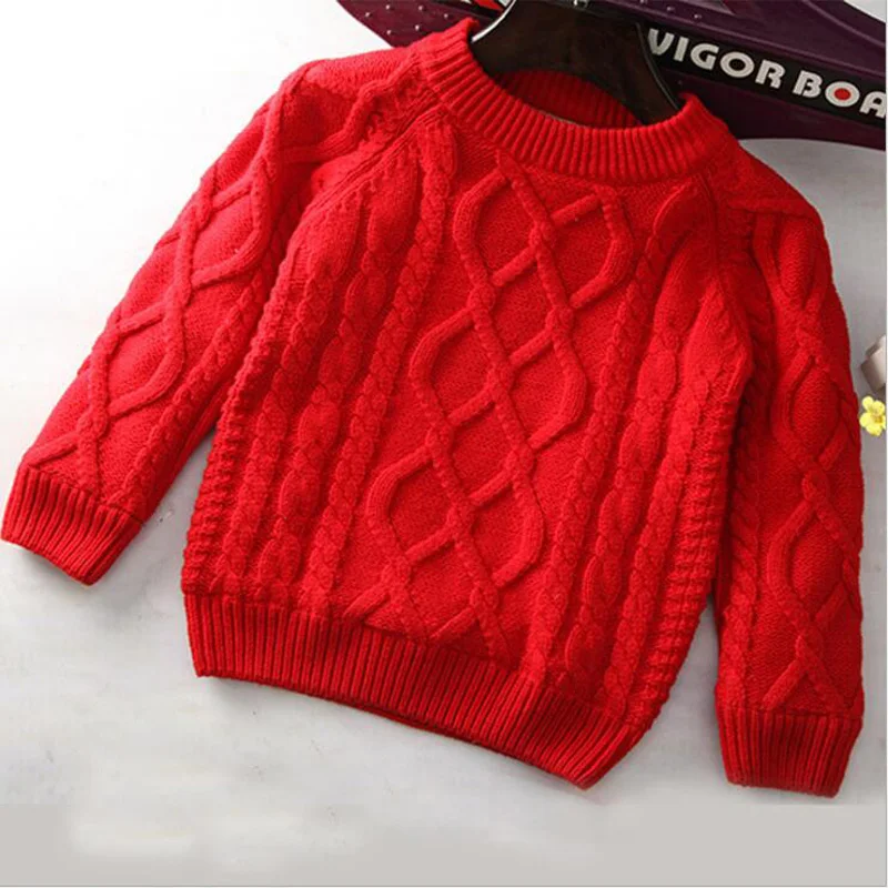 Children's Clothing 2020 Children Plus Velvet Thick Sweater Boys Girls Winter Clothes Baby Knit Sweater Twist Sweaters Red
Children's Clothing 2020 Children Plus Velvet Thick Sweater Boys Girls Winter Clothes Baby Knit Sweater Twist Sweaters Red