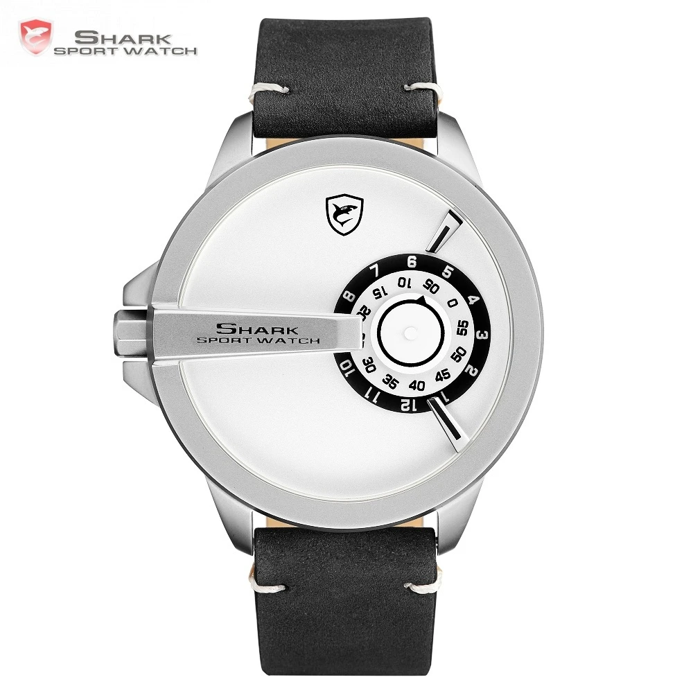 Cool SHARK Sport Fashion Quartz Watch Men Watches Top Brand White Turntable Analog Leather Band Hodinky Relogio Masculino /SH565
Cool SHARK Sport Fashion Quartz Watch Men Watches Top Brand White Turntable Analog Leather Band Hodinky Relogio Masculino /SH565