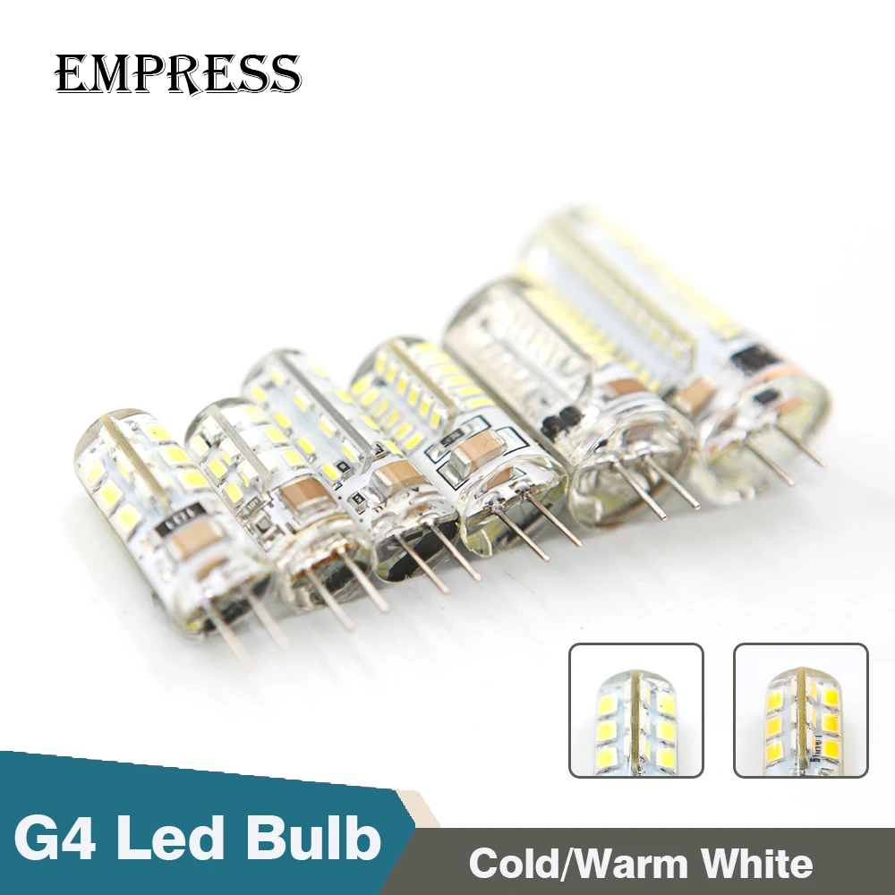 G4 LED Lamp DC 12V Bulb SMD 3014 Warm Cold White Light 360 Degree Angle LED Spotlight Bulb Chandelier Lampada LED Light Bulb
G4 LED Lamp DC 12V Bulb SMD 3014 Warm Cold White Light 360 Degree Angle LED Spotlight Bulb Chandelier Lampada LED Light Bulb