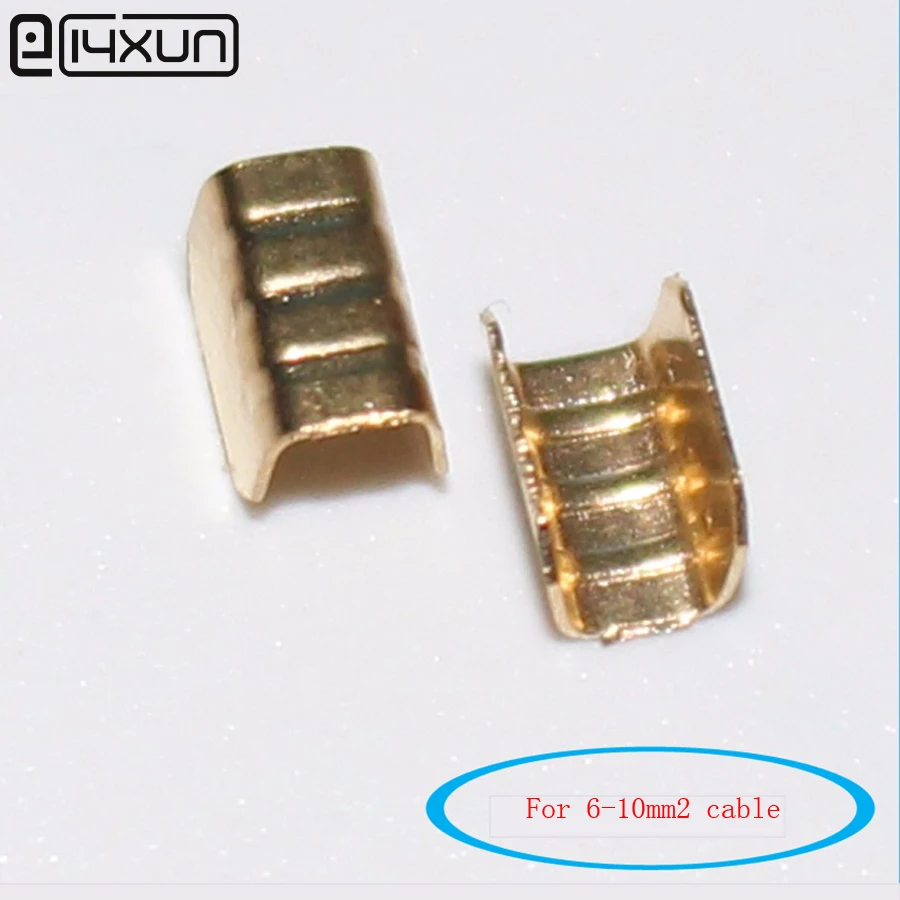 100pcs U Type Car Wiring Harness Terminal Connectors Copper Joint Crimp Terminals for 6-10mm2 cable etc.
100pcs U Type Car Wiring Harness Terminal Connectors Copper Joint Crimp Terminals for 6-10mm2 cable etc.