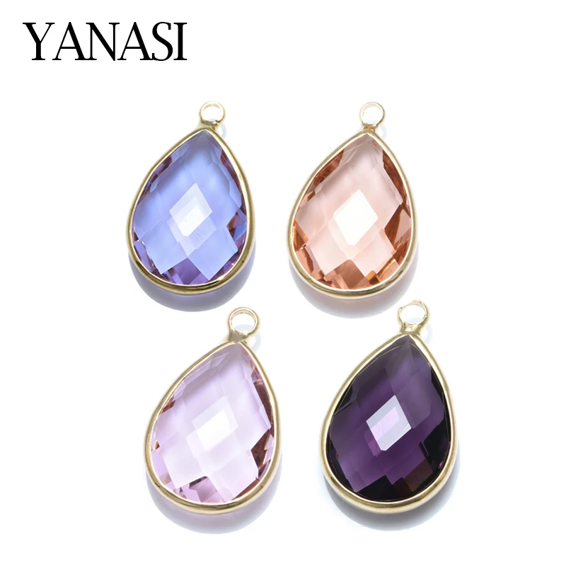 YANASI 17*11mm Ctystal Waterdrop Pendants Charms for Jewelry Making High Quality Accessories for DIY Women Necklace Earring
YANASI 17*11mm Ctystal Waterdrop Pendants Charms for Jewelry Making High Quality Accessories for DIY Women Necklace Earring