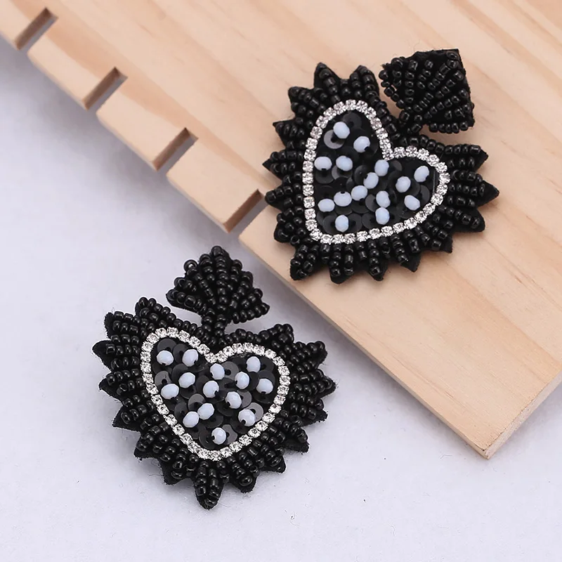 Charm Full Simulated Pearl Beads Statement Stud Earrings Vintage New Wonder Wedding Jewelry Stud Earrings for Women jewelry