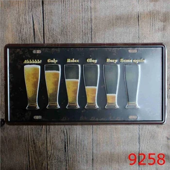 30x15cm Beer License Plates Funny Metal Tin Sign Retro Posters Pictures Paintings Cafe Bar Wall Home Art Decor Signs
30x15cm Beer License Plates Funny Metal Tin Sign Retro Posters Pictures Paintings Cafe Bar Wall Home Art Decor Signs