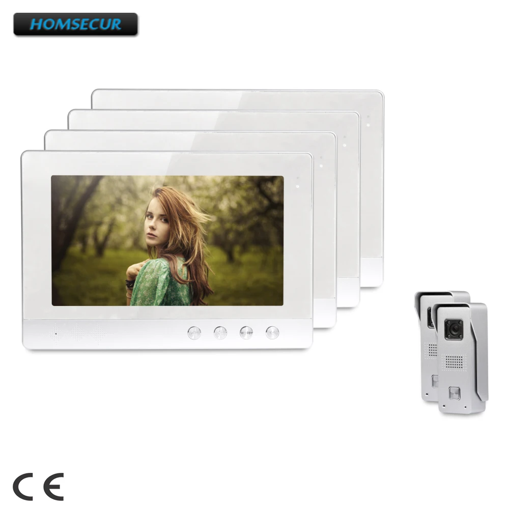 HOMSECUR 10.1" Wired Video Door Entry Phone Call System with Ultra-large Screen Monitor : XC002+XM101-S
HOMSECUR 10.1" Wired Video Door Entry Phone Call System with Ultra-large Screen Monitor : XC002+XM101-S
