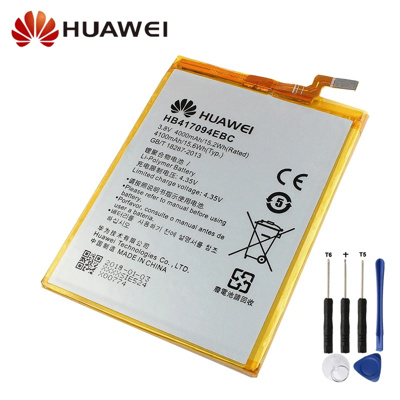Original Replacement Battery For Huawei Ascend Mate 7 MT7 TL00 CL00 TL10 UL00 HB417094EBC Genuine Phone Battery 4100mAh
Original Replacement Battery For Huawei Ascend Mate 7 MT7 TL00 CL00 TL10 UL00 HB417094EBC Genuine Phone Battery 4100mAh