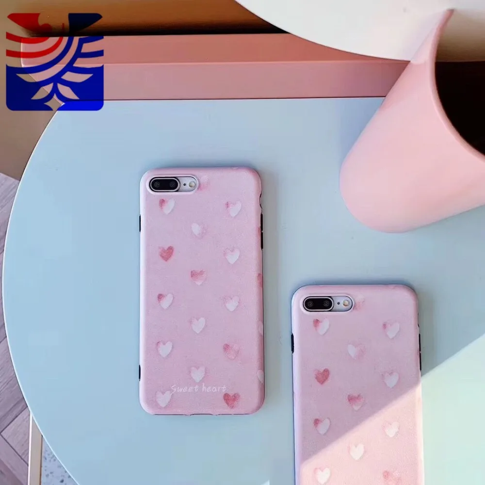 PEIPENG Pink love heart Silicone soft shell For iPhone 7 7Plus 6 6S 6Plus 8 8Plus X XR XS Max TPU Anti-fall Phone Case
PEIPENG Pink love heart Silicone soft shell For iPhone 7 7Plus 6 6S 6Plus 8 8Plus X XR XS Max TPU Anti-fall Phone Case