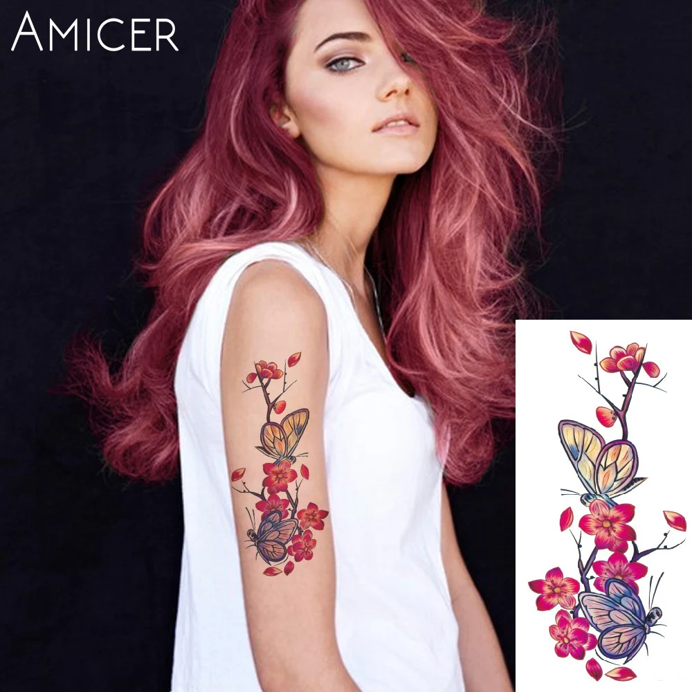 romantic butterfly arm shoulder translated tattoo rose flowers tattoo flash henna tattoo fake temporary tattoos stickers
romantic butterfly arm shoulder translated tattoo rose flowers tattoo flash henna tattoo fake temporary tattoos stickers