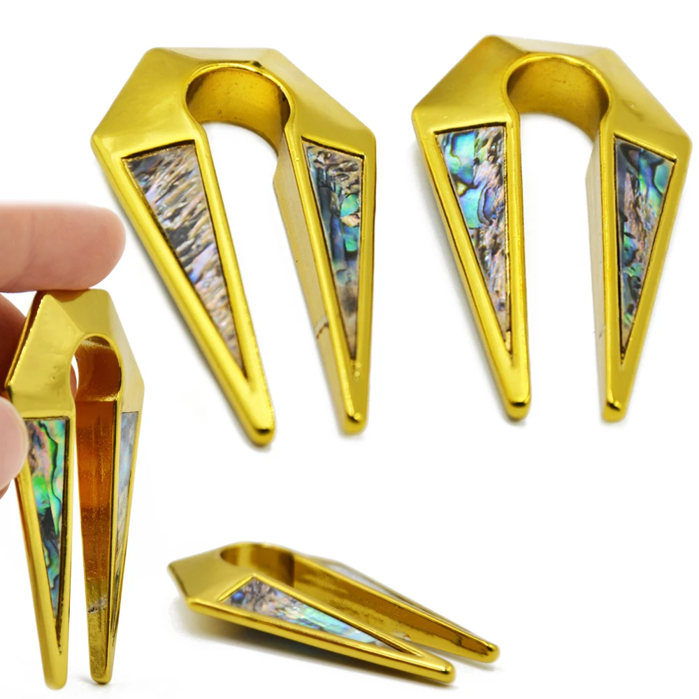 Showlove-1pair Surgical Steel Key Hole Shape Gold Shell Ear Weights Stretcher Ear Expander Plug Ear Tunnel Body Piercing Jewelry
Showlove-1pair Surgical Steel Key Hole Shape Gold Shell Ear Weights Stretcher Ear Expander Plug Ear Tunnel Body Piercing Jewelry