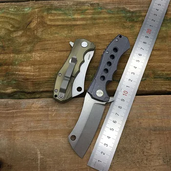 EDC tool pocket knife small butcher slicer handmade titanium folding knives ball bearing flipper tactical survival knife S35VN
EDC tool pocket knife small butcher slicer handmade titanium folding knives ball bearing flipper tactical survival knife S35VN