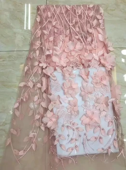 HFX African Lace Fabric High Quality 3D flower French Lace Fabric With Bead Embroidery Tulle Lace Fabric For Wedding dress H2285
HFX African Lace Fabric High Quality 3D flower French Lace Fabric With Bead Embroidery Tulle Lace Fabric For Wedding dress H2285