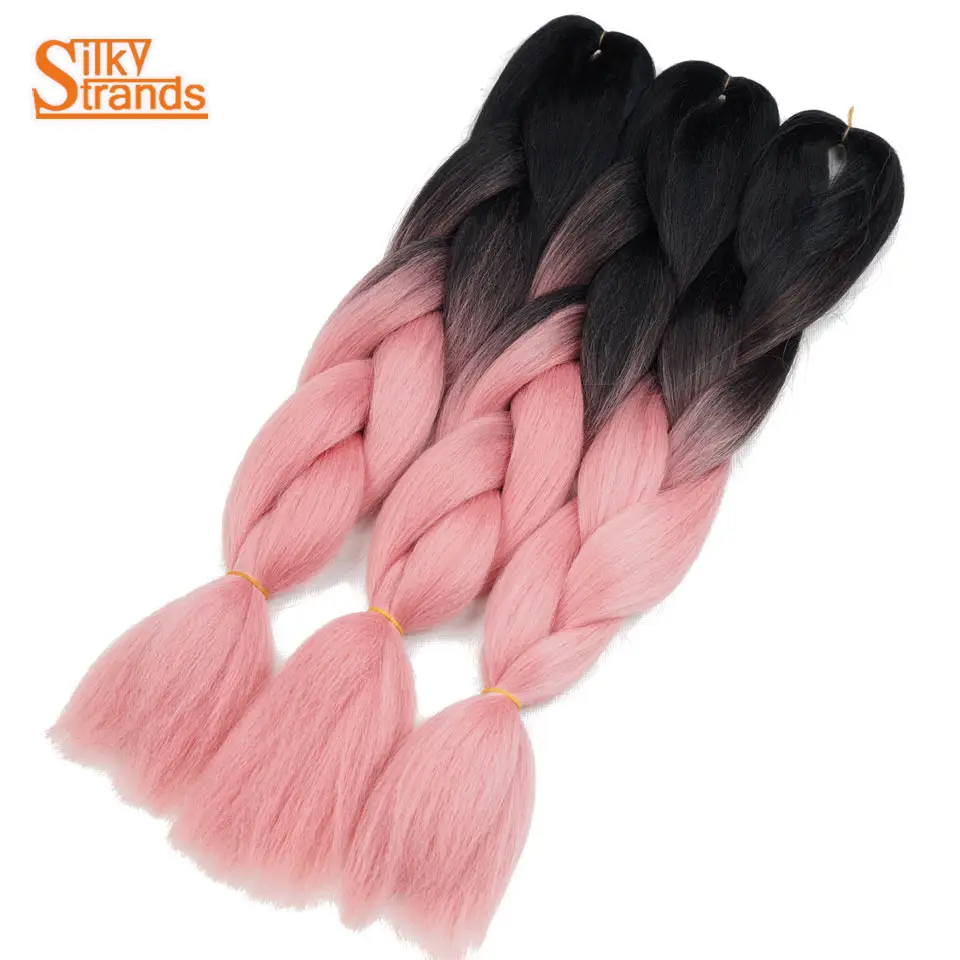 Synthetic Braiding Crochet Blonde Hair Extensions